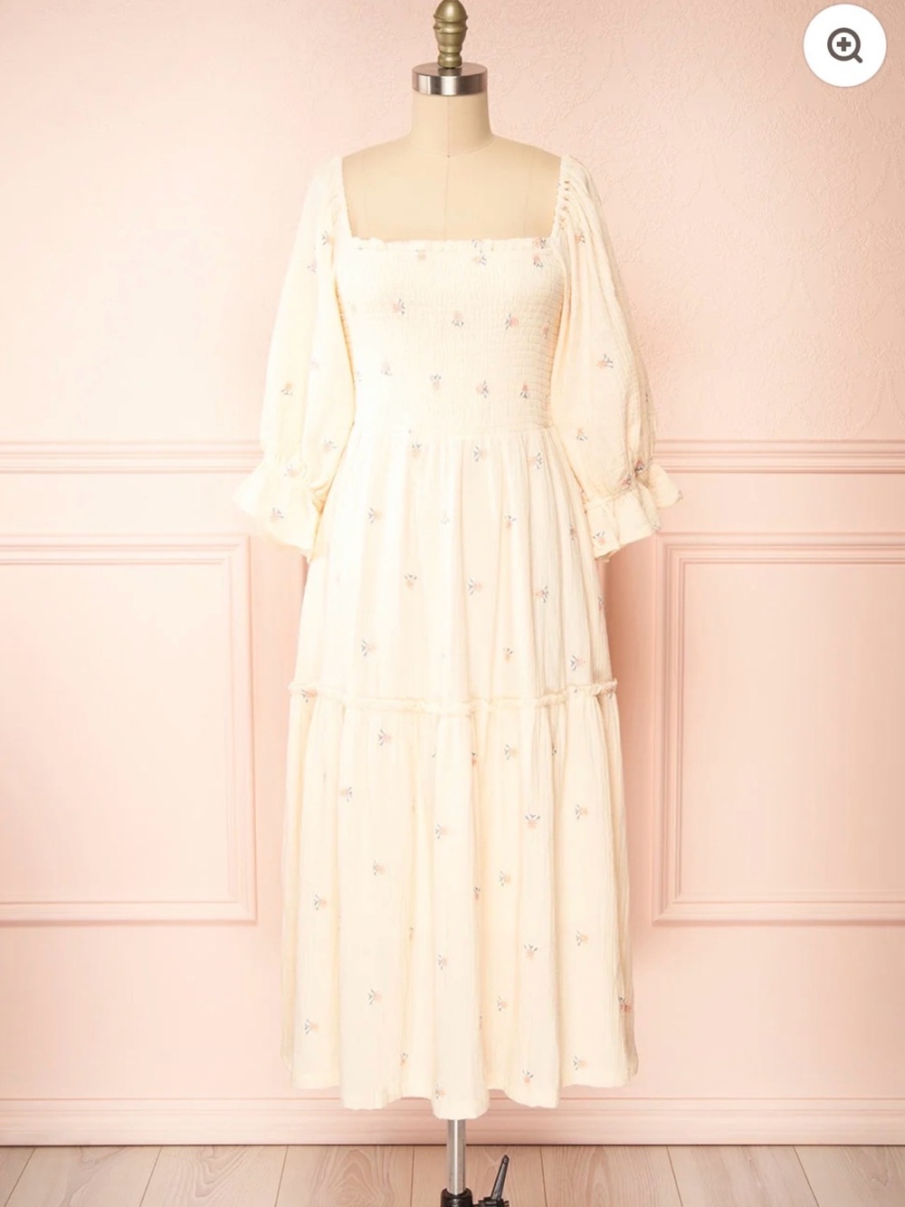 Boutique 1861 Midi Dress with Embroidery
